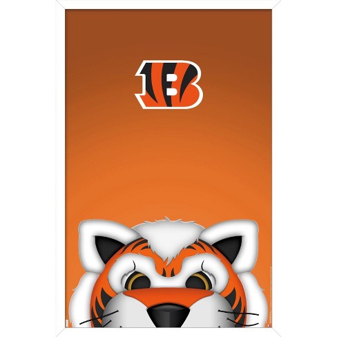 Trends International Nfl Cincinnati Bengals - Neon Helmet 23 Framed Wall  Poster Prints White Framed Version 14.725 X 22.375 : Target