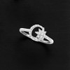 RS Pure by Ross-Simons 0.10 ct. t.w. Diamond Moon and Star Ring in Sterling Silver - 3 of 4