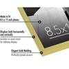 Americanflat Thin Picture Frame in Gold with Shatter Resistant Glass Horizontal and Vertical Formats for Wall & Tabletop - Picture Size 8.5x11" - 3 of 4