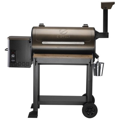 Z Grills 553 sq in Pellet Grill and Smoker ZPG-550C, Bronze