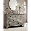 NicBex Antique Bedroom Dressers with Drawers,Chest of Drawers for Bedroom,Wooden Dresser with Retro Handle Ring - 3 of 4