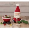 10.0 Inch Bobble Head Santa Container Winking Santa Figurines - 2 of 3