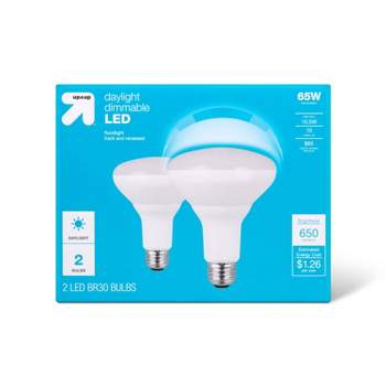 LED 65W BR30 2pk Daylight Light Bulbs - up & up™