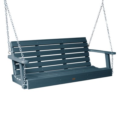 4' Weatherly Porch Swing Nantucket Blue - highwood