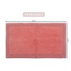 Home Weavers Luxury Collection 100% Cotton Tufted Bathroom Rug, Non-Slip Latex Bath Rug - 3 of 4