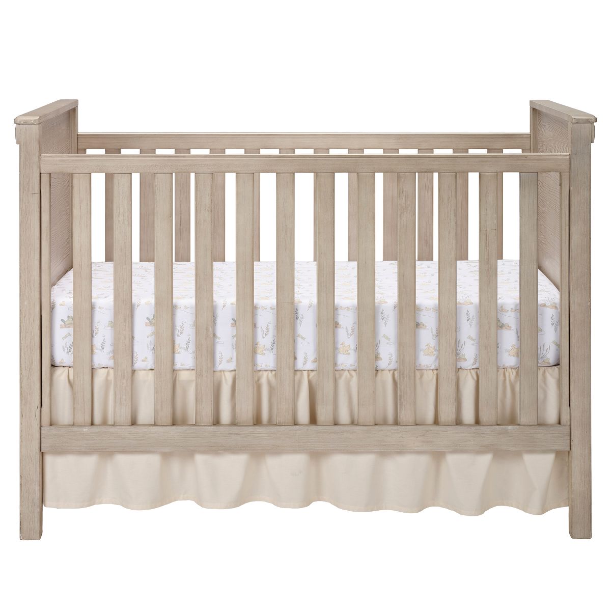 Lambs & Ivy Froggy and Friends 100% Cotton Baby Fitted Crib/Toddler Sheet - thumbnail 4