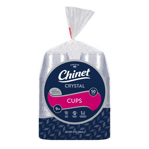 Chinet Crystal Cup - 50ct/9oz : Target