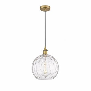 Athens Water Glass - 1 Light Mini Pendant In Industrial Style-12.75 Inches Tall and 10 Inches Wide - 1 of 1
