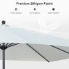 PURPLE LEAF Patio Umbrella Outdoor Table Umbrella Aluminum Frame Market Umbrella Sun Umbrella with 8 Sturdy Ribs - 4 of 4