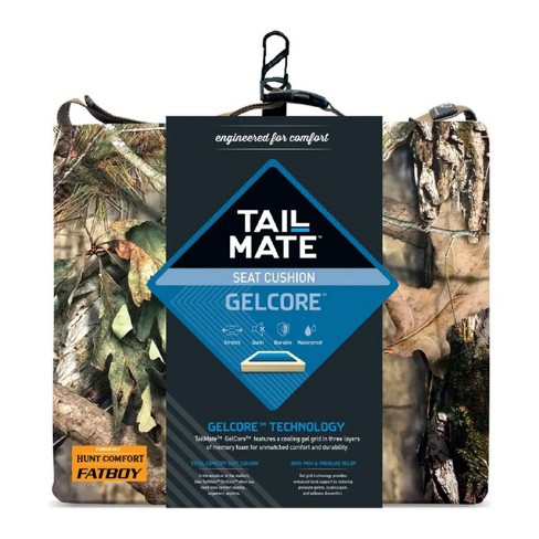 Tail Mate GelCore Outdoor Seat Cushion for Hunting and Fishing, Mossy Oak  Break Up Country