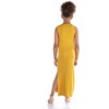 24seven Comfort Apparel Girls Side Slit Maxi Dress - 3 of 4