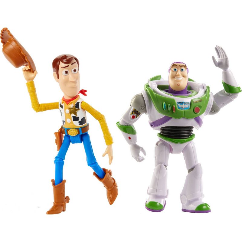 Disney Pixar Toy Story Retro 7&#34; Woody and Buzz Lightyear Action Figure Set - 2pk (Target Exclusive), 3 of 9