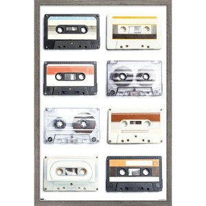 Trends International Cassettes Framed Wall Poster Prints - 1 of 4
