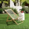 Set of 2 Weaving Chair, with Handwoven Rope for Patio,Living Room, Garden, Balcony - 3 of 4