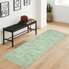 Washable Rugs for Living Room Modern Distressed Bedroom Rug Soft Large Area Rug Non Slip Throw Rugs Low Pile Stain Resistant Carpet for Dining Room - 2 of 4