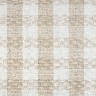Tan Gingham Velvet Swivel Recliner with Light Wood Base