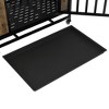 Nicbex 32.5"/39" Dog Crate Furniture with Iron Door,Wooden Dog Kennel with Tray,Dog Cage with Removable Pull-Out Tray,Dog Crates for for Medium Dogs - 4 of 4