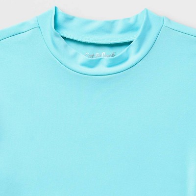 Детские рубашки Cat & Jack Boys' Short Sleeve Rash Guard Swim Shirt - Cat & Jack™ Navy Blue M — фото 3