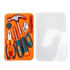 MaseiKar Household Tool Set with Hammer, Wrench, Pliers, Screwdriver Bits, Tool Set for Home Repairs, Premium Tool Set, Boxed, Orange - 4 of 4