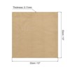 Unique Bargains Heat Resistant Non-Stick Reusable Easy to Clean Baking Mat 13" x 13" Brown 6 Pcs - 2 of 4