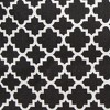 Design Imports Set of 2 Rectangle L 10.5 x 17.5 x 10 Pe Coated Cotton Poly Laundry Bins Lattice Black - 4 of 4