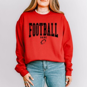 Simply Sage Market Varsity Football Babe Sweatshirt - 1 of 4