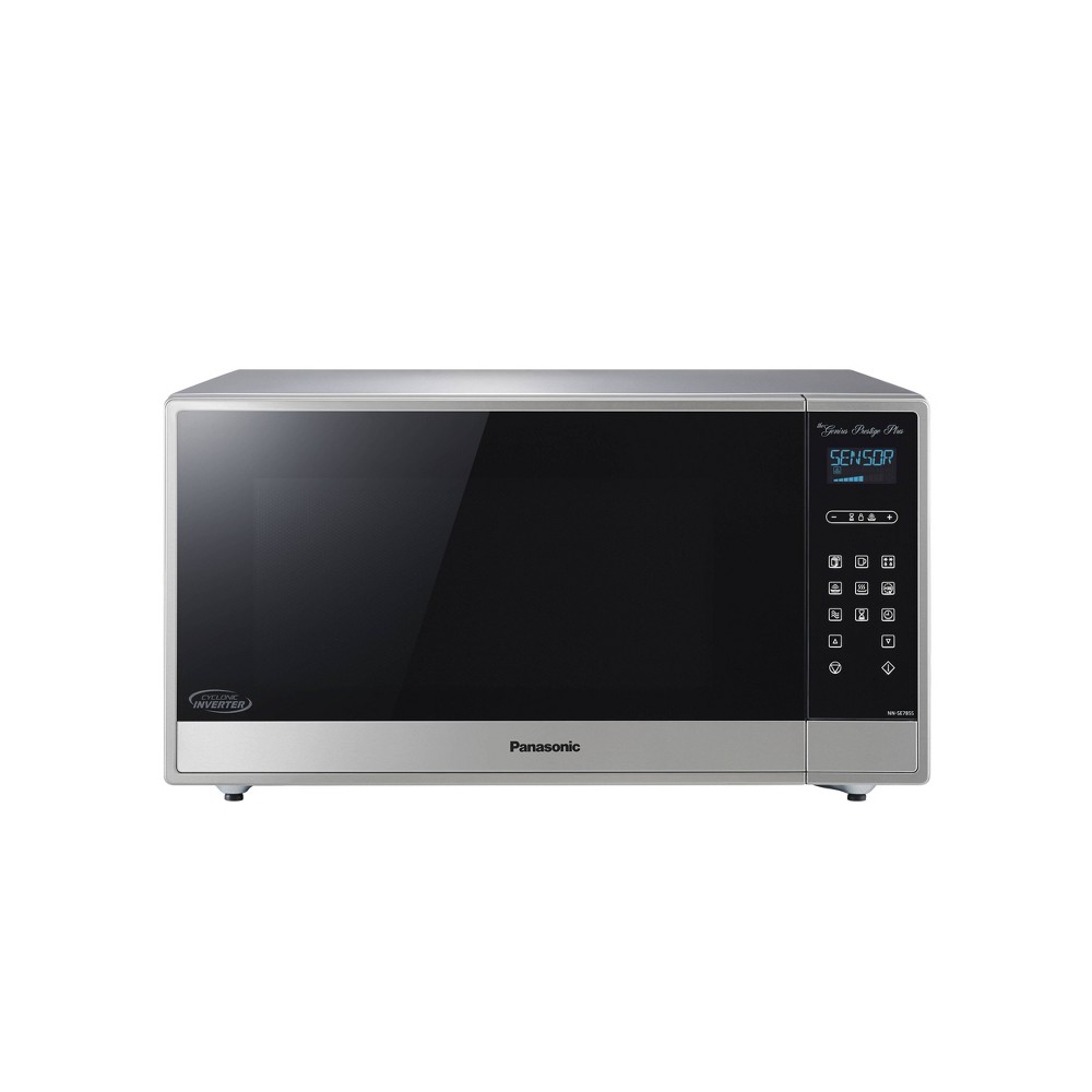 Photos - Microwave Panasonic 1.6 cu ft Cyclonic Inverter  Oven - Silver - SE785S: Countertop, 1250W, Child Lock, 10 Power Levels 