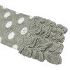 Wrapables Ruched and Dots Baby & Toddler Leg Warmers, Gray Ruched and Dots - 3 of 3