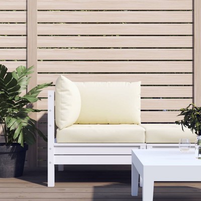 vidaXL Pallet Cushion Cream White Oxford Fabric (100% polyester) Medium