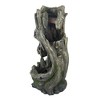 NAYSAYE Fountain Indoor Outdoor Tree Trunk Waterfall Polyresin Floor Standing for Garden Lawn Porch, Gray, 15.4"*39.4"*35.2" - 2 of 4