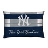 MLB New York Yankees Heathered Stripe Queen Bedding Set in a Bag - 3pc - image 3 of 3