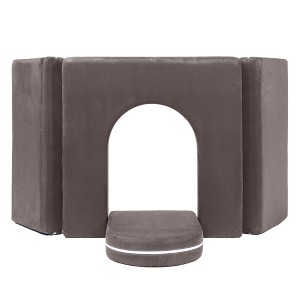 Jaxx Zipline Playscape Castle Gate - Playtime Furniture for Imaginative Kids - 1 of 2