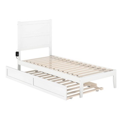 Twin Xl Noho Bed With Twin Xl Trundle White - Afi : Target