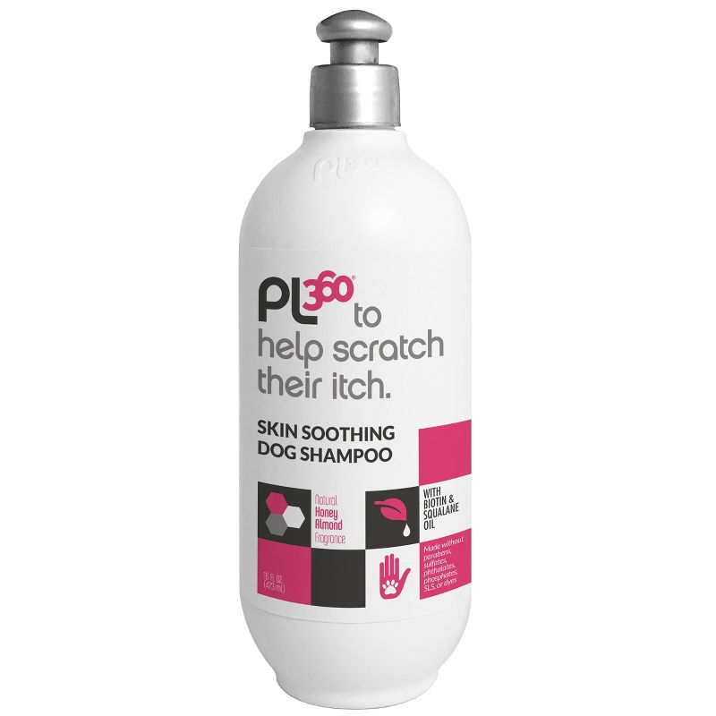 PL360 Soothing Shampoo For Dogs - Honey Almond - 16oz, 1 of 4
