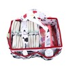 Bacati - Lumberjack Red/Black/Gray Boys Cotton Nursery Storage Caddy - 3 of 4