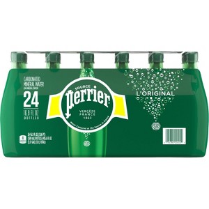 Perrier Carbonated Mineral Water Plastic Bottles, Original - 16.9 Fl Oz (pack Of 24) - 1 of 3