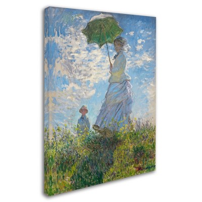 "Woman With a Parasol 1875" Outdoor Canvas