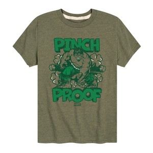 Boys' - Marvel - St Patrick's Day Pinch Proof Short Sleeve Graphic T-Shirt - 1 of 4