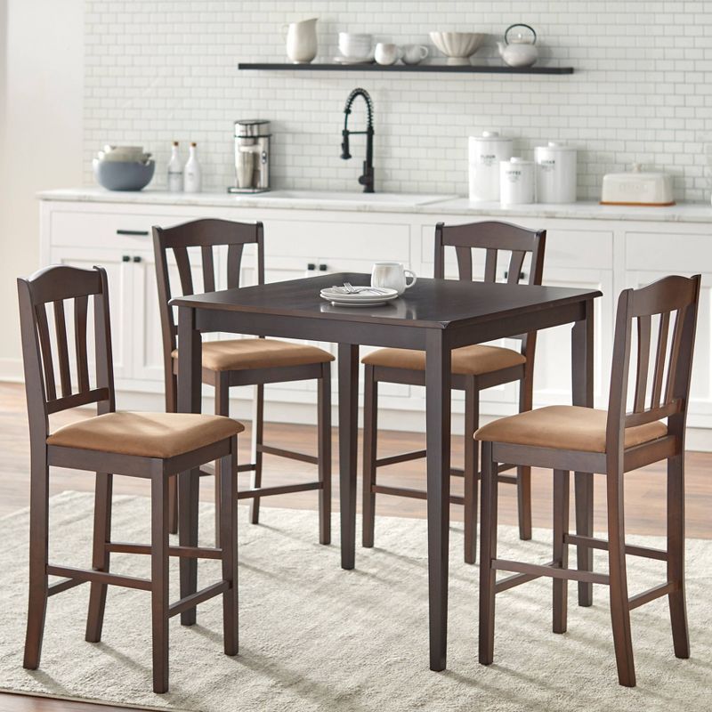 5Pc Contemporary Tribeca Counter Height Dining Set - Buylateral, 1 of 6