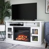 Knox Bay Fireplace Console with Glass Doors TV for TVs up to 60" - Room & Joy - 3 of 4