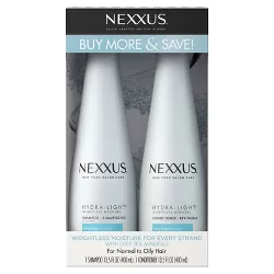 Nexxus Hydralite Twin Pack Shampoo and Conditioner - 27 fl oz