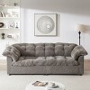 KWPZQEB 94.8" Modern Sofa, Chenille Comfort Sofa w/ Deep Seat & Removable Armrest, 3 Seater Upholstered Cloud Sofa, Couch Sofa for Living Room - 2 of 4