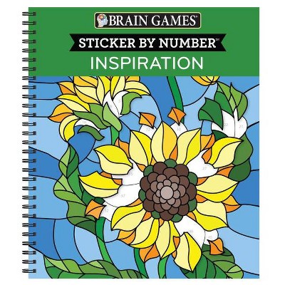 Brain Games - Sticker by Number: Inspiration - by  Publications International Ltd & New Seasons & Brain Games (Mixed Media Product)