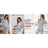 Ekouaer Women Striped Nightgowns Long Sleeve Button Down Sleepshirts Comfy Sleep Shirt - 2 of 4