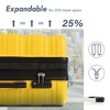 20"/24"/28" Luggage,  ABS Hardside Suitcase with Spinner Wheels and TSA Lock-ModernLuxe - 4 of 4