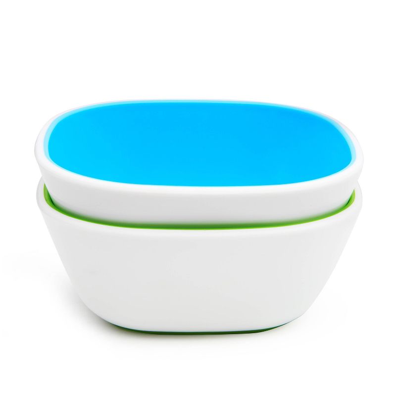 Munchkin Splash Toddler Bowls - 2pk - Blue/Green, 2 of 5
