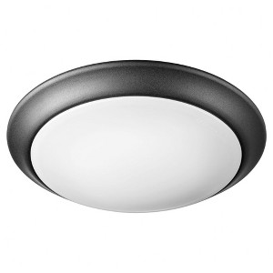 Quorum Lighting 1 - Light Flush Mount in  Noir - 1 of 1