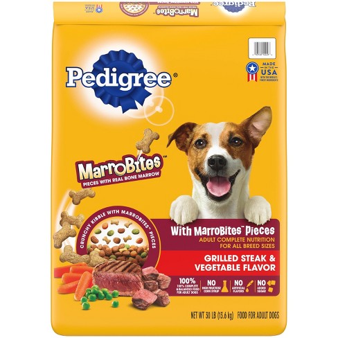 Pedigree Adult Marrobites Pieces With Real Marrow And Vegetable Dry Dog Food 36lbs Target