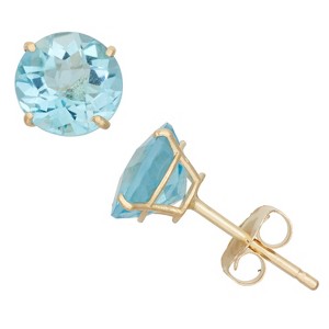 Designs By Gioelli 10K Gold Gemstone Stud Earrings - 1 of 2