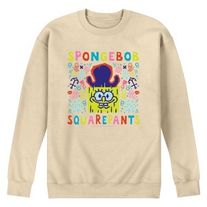 Men's - Spongebob Squarepants - Spongebob: The Search For Squarepants Underworld Graphic Fleece Sweatshirt - 1 of 4